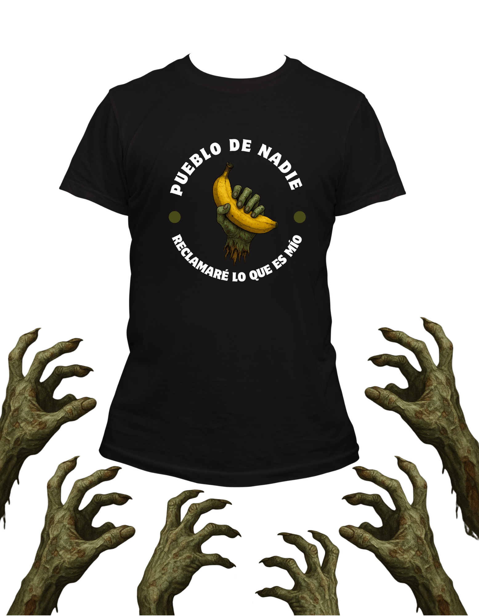 Playera promocional Pueblo de Nadie modelo 36