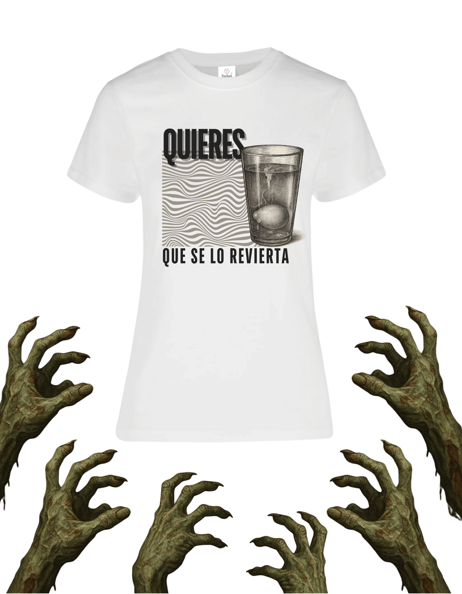 Playera promocional Pueblo de Nadie modelo 70