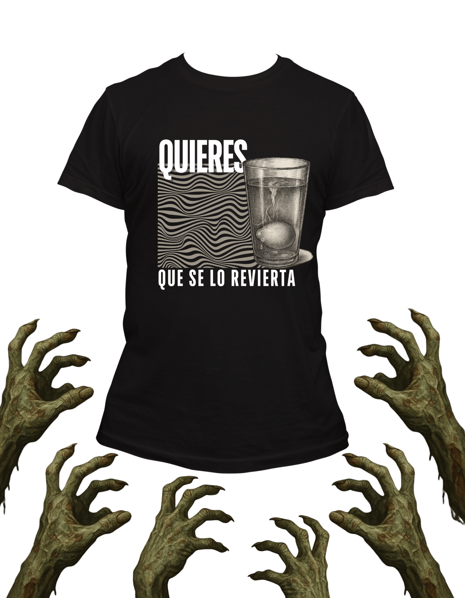 Playera promocional Pueblo de Nadie modelo 61