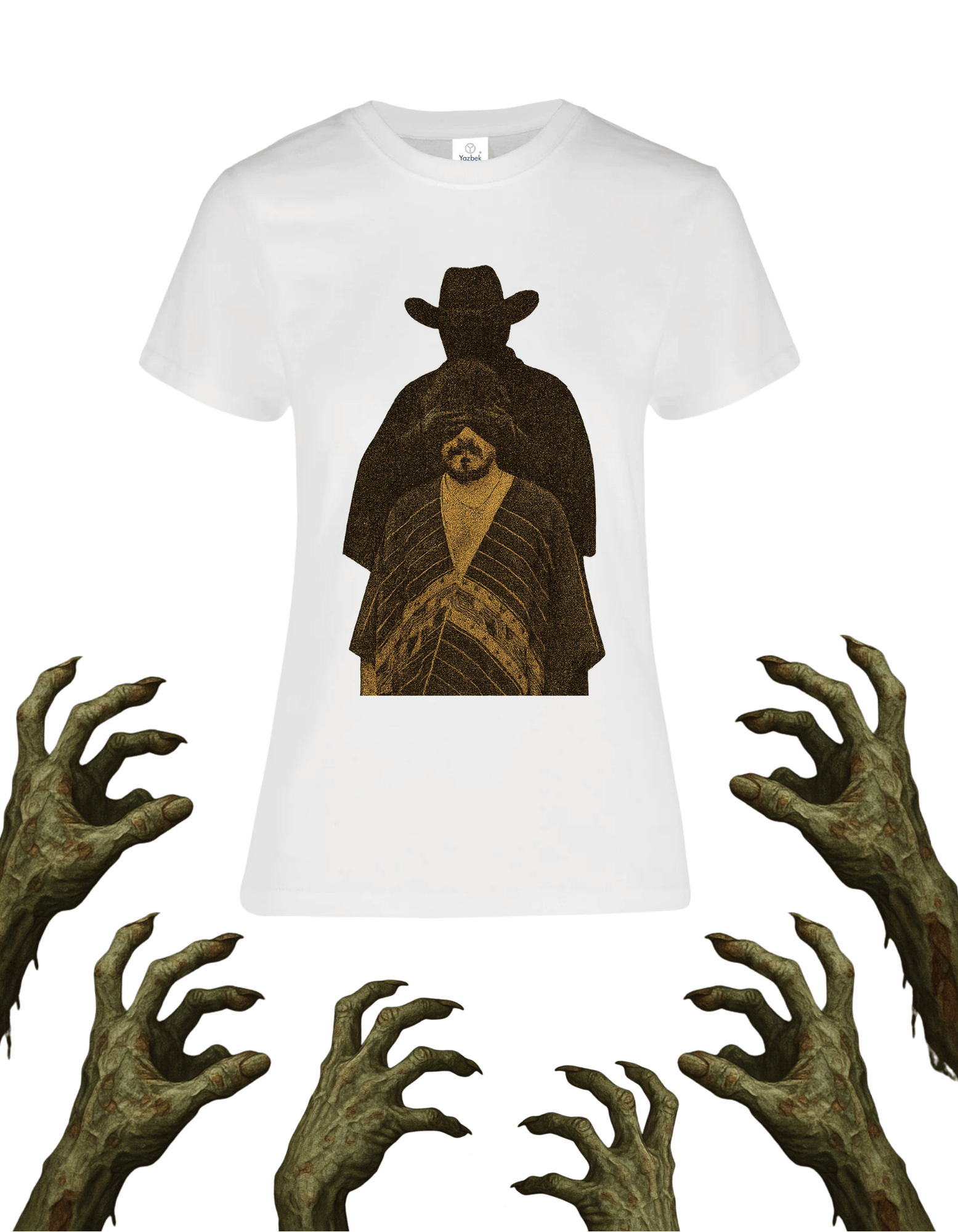 Playera promocional Pueblo de Nadie modelo 54
