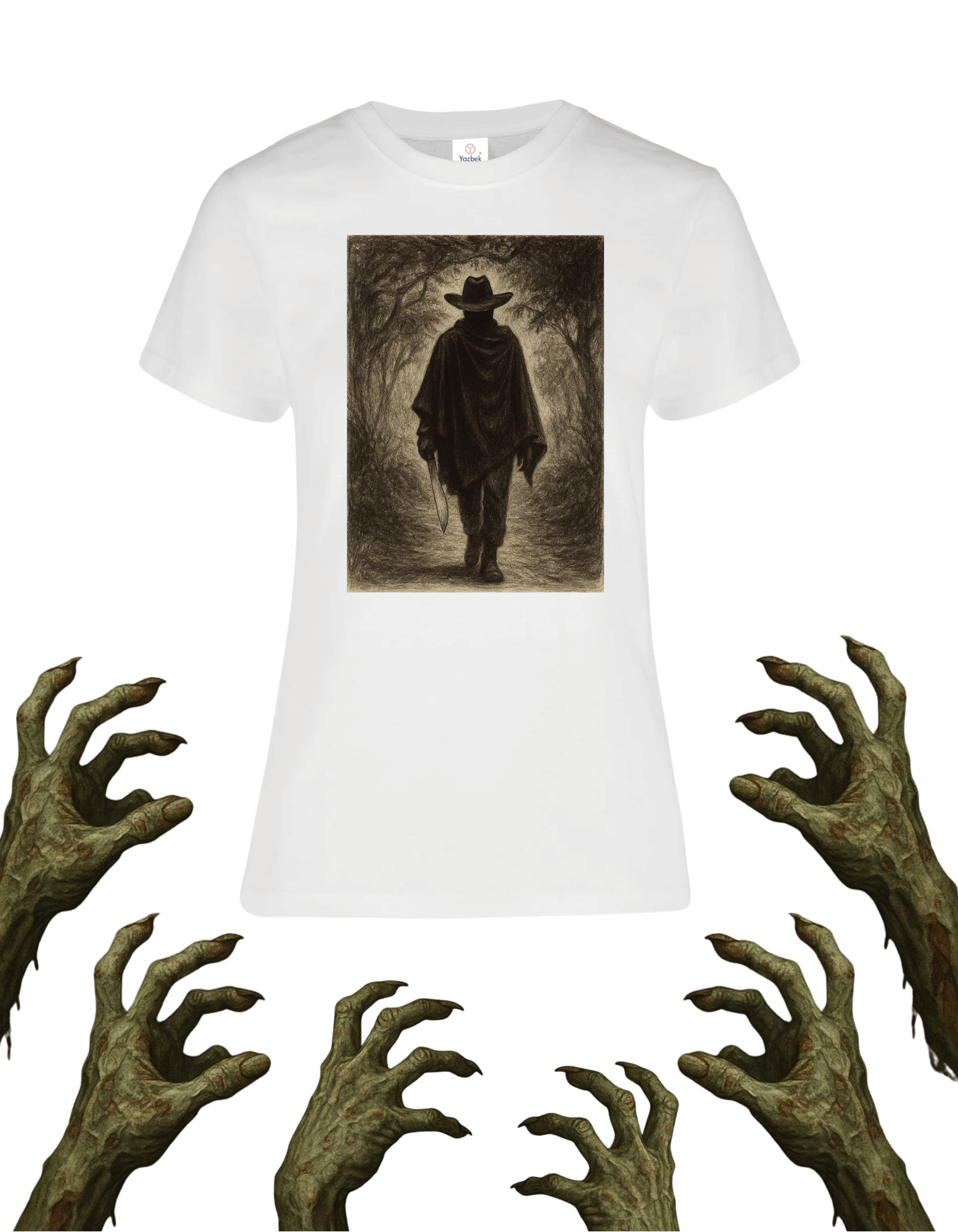 Playera promocional Pueblo de Nadie modelo 68