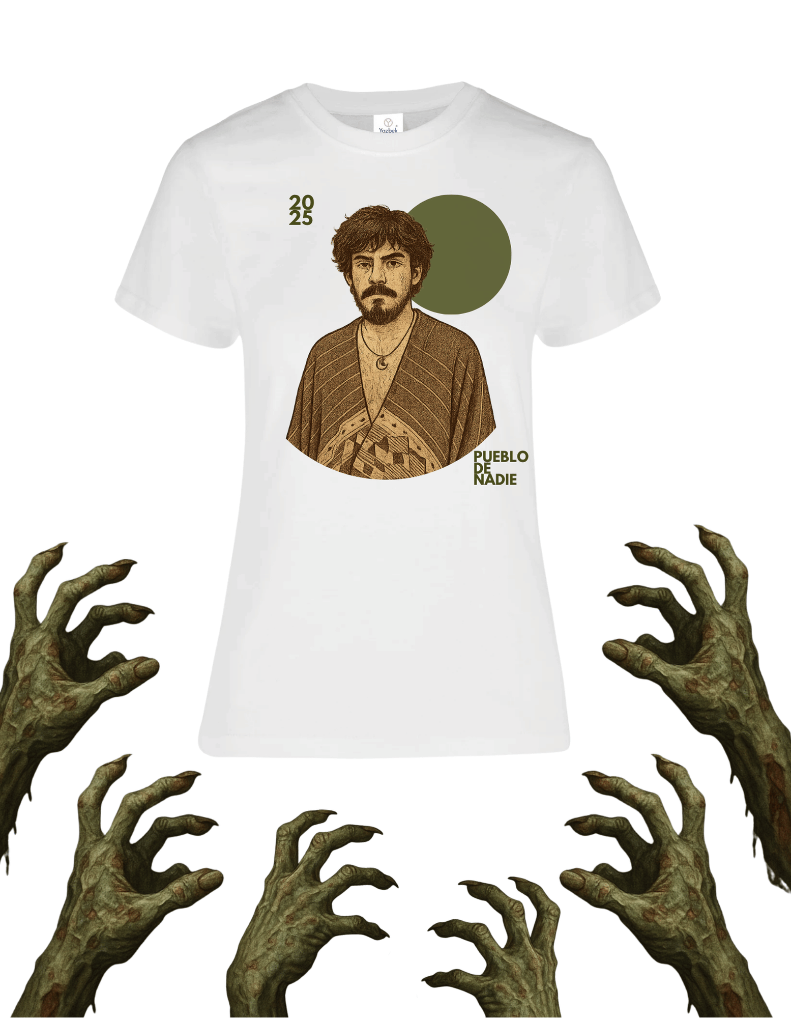 Playera promocional Pueblo de Nadie modelo 67