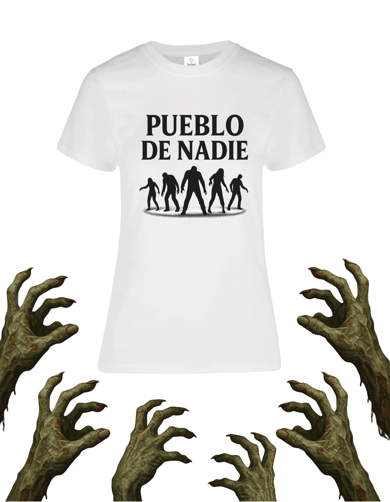 Playera promocional Pueblo de Nadie modelo 72