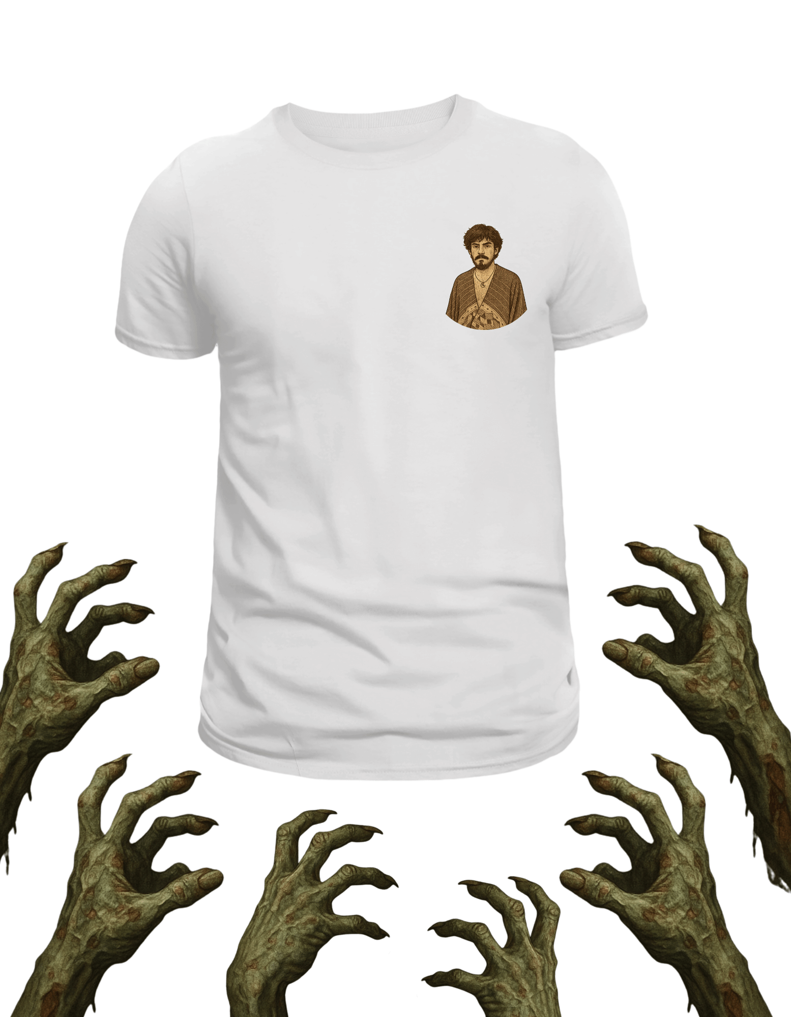 Playera promocional Pueblo de Nadie modelo 9