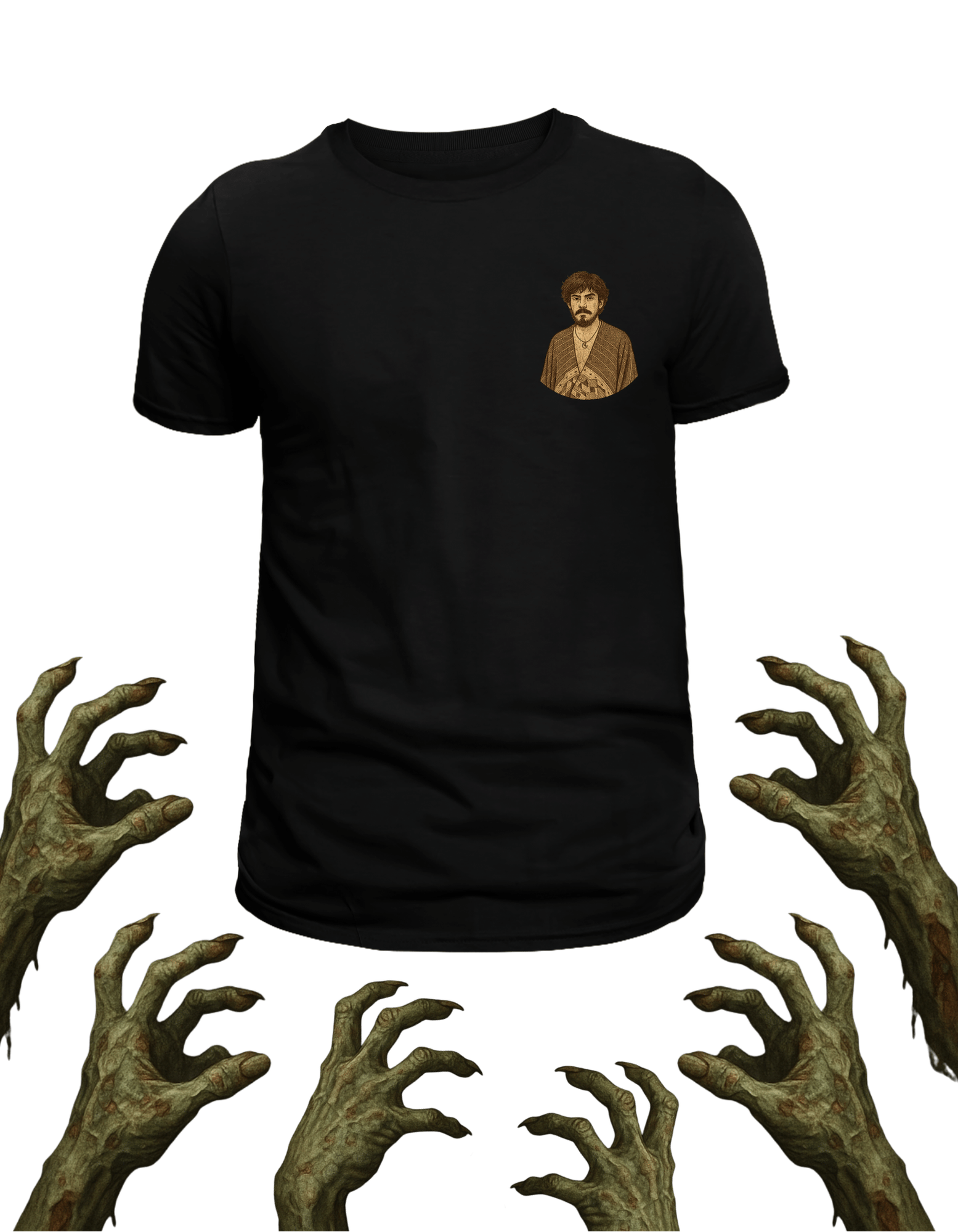 Playera promocional Pueblo de Nadie modelo 17