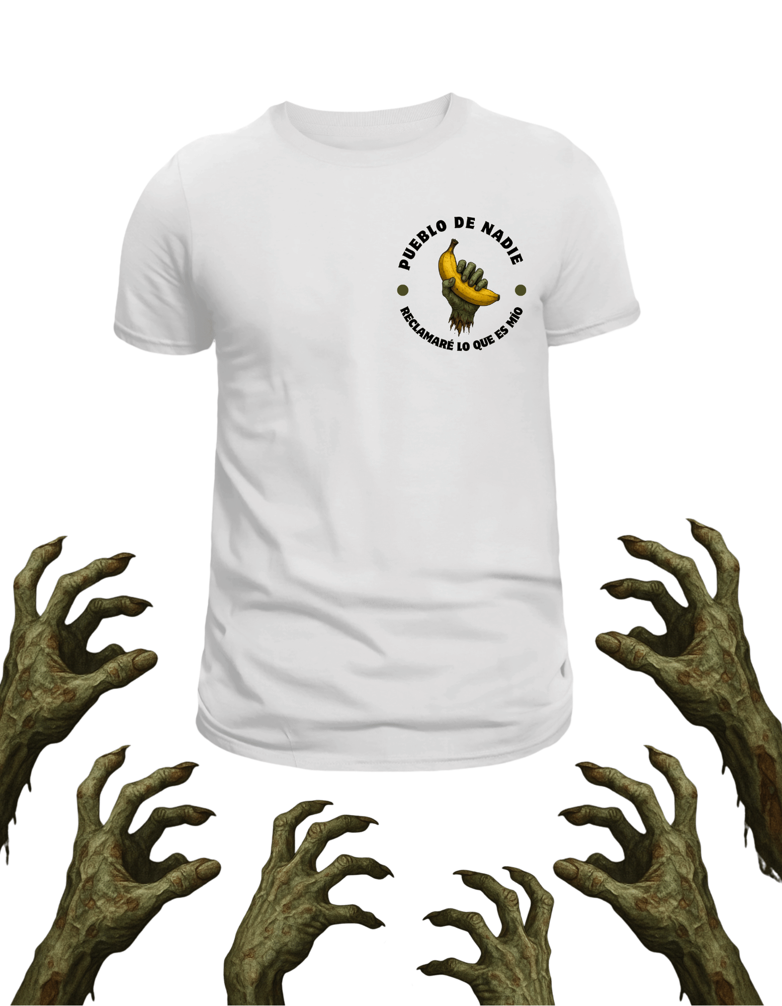 Playera promocional Pueblo de Nadie modelo 23