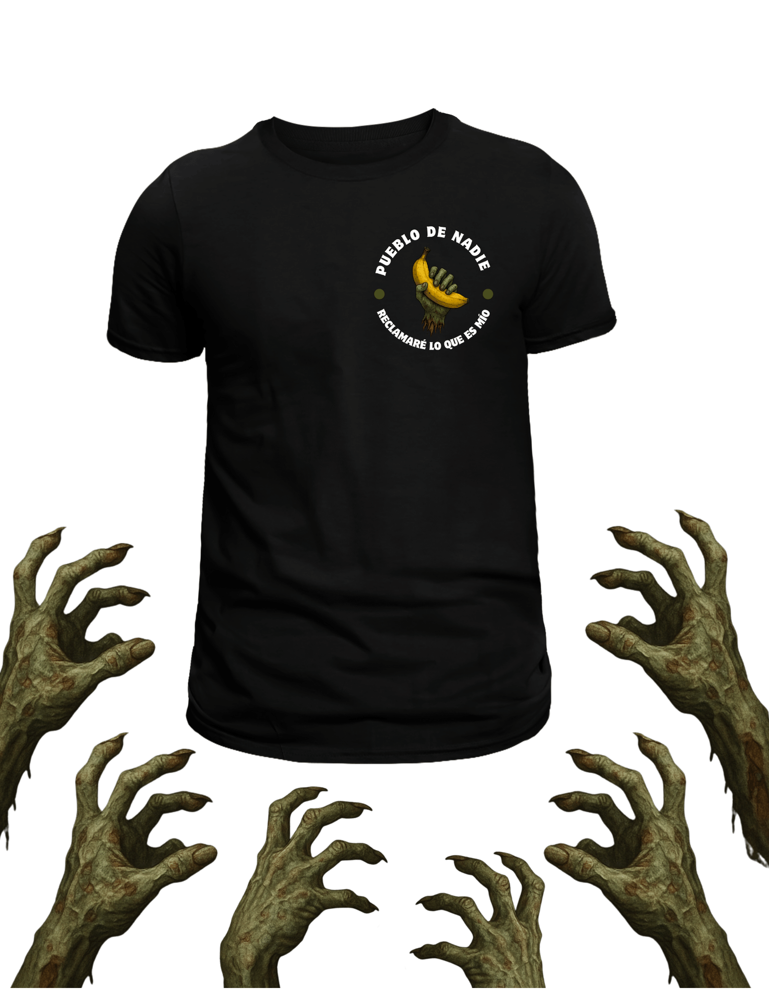 Playera promocional Pueblo de Nadie modelo 13