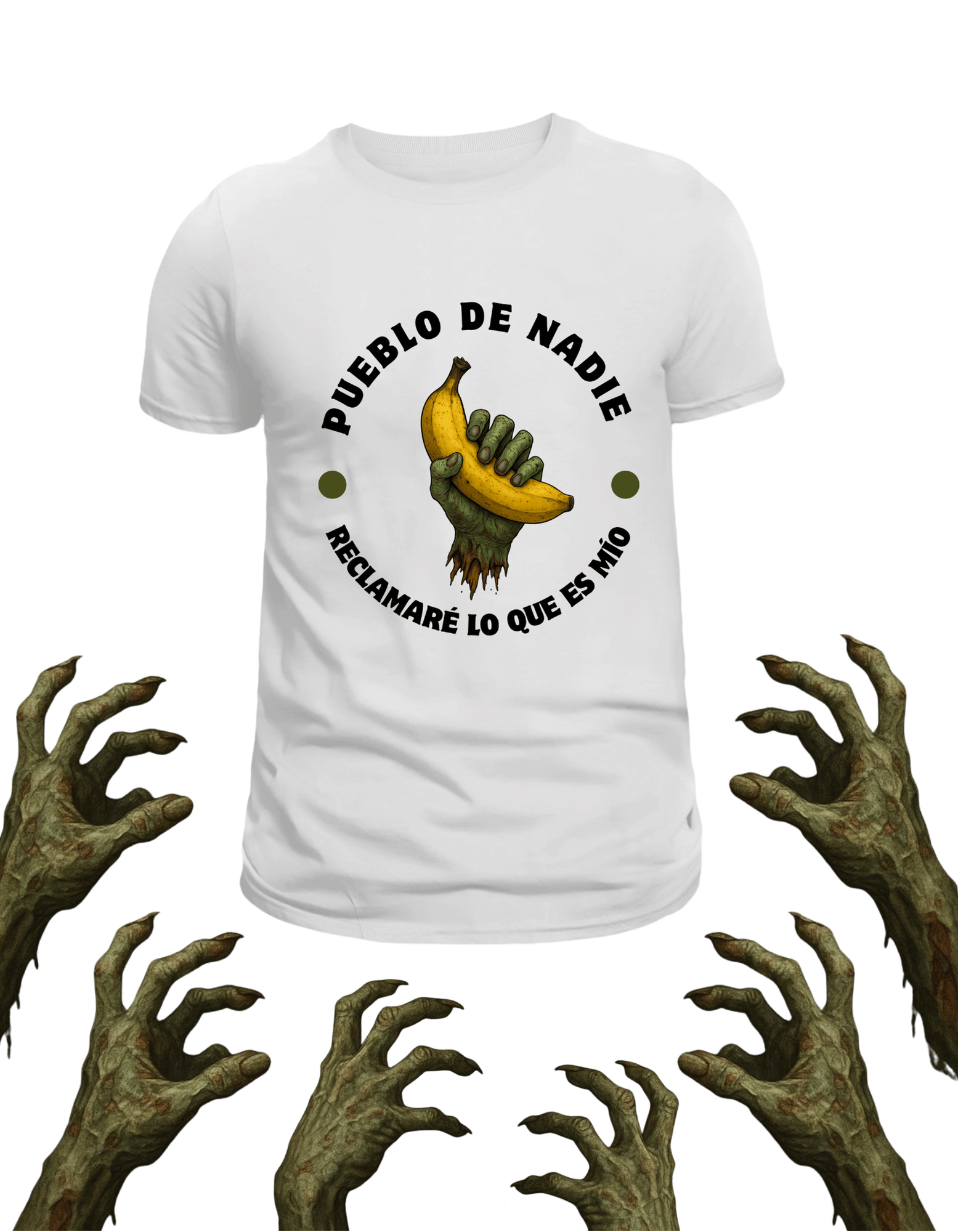 Playera promocional Pueblo de Nadie modelo 16