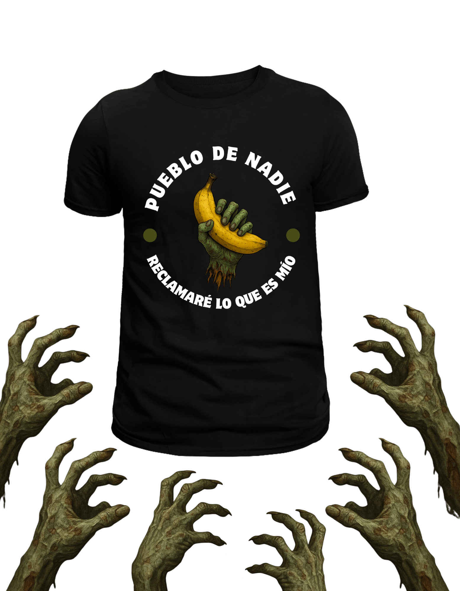 Playera promocional Pueblo de Nadie modelo 19