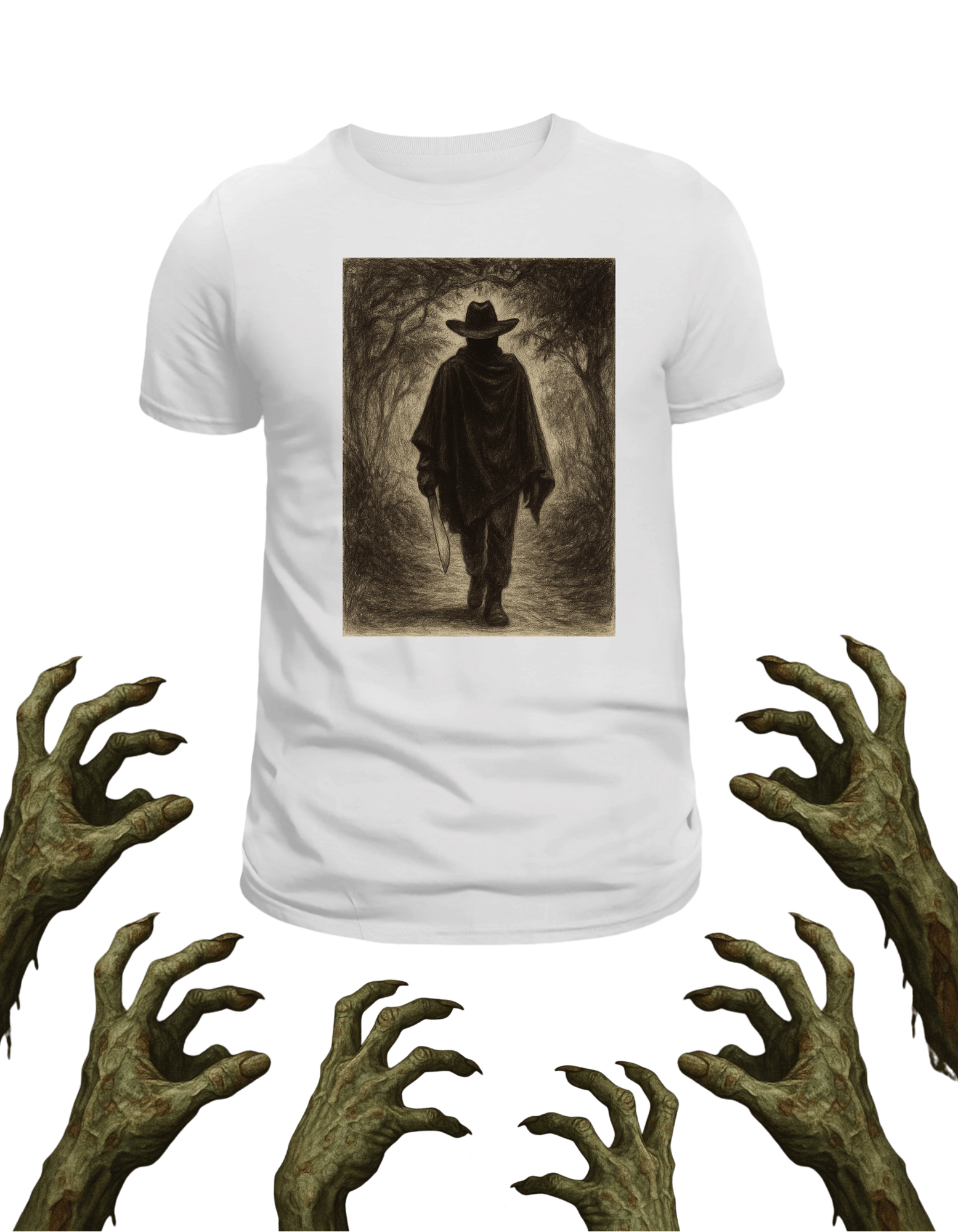 Playera promocional Pueblo de Nadie modelo 32