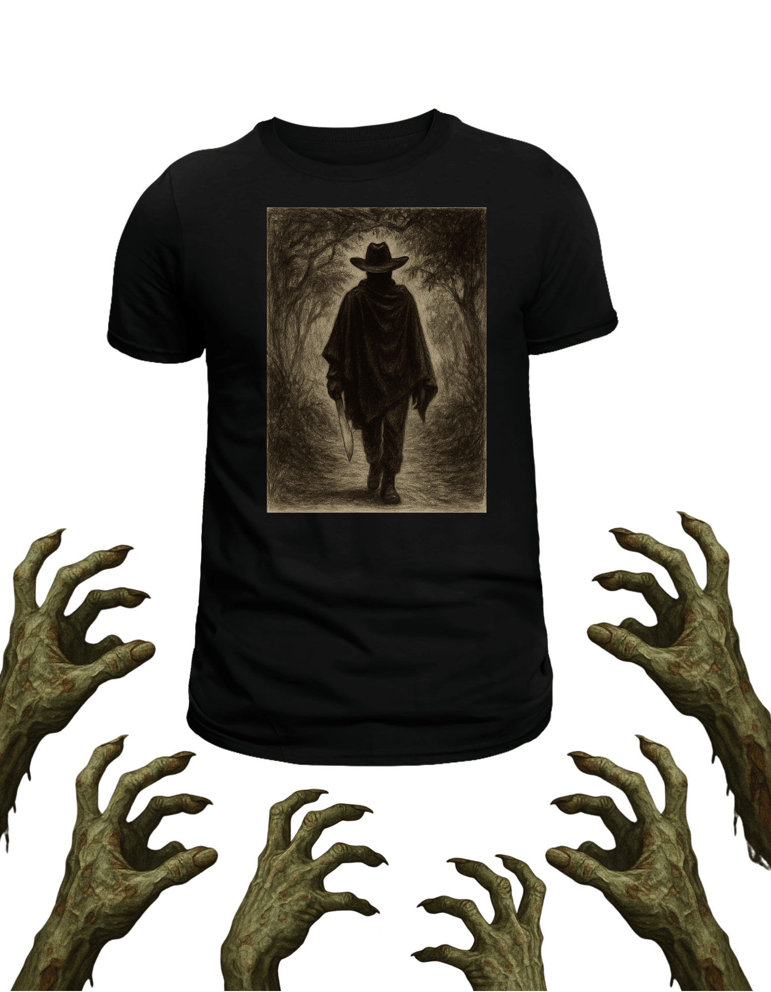 Playera promocional Pueblo de Nadie modelo 31