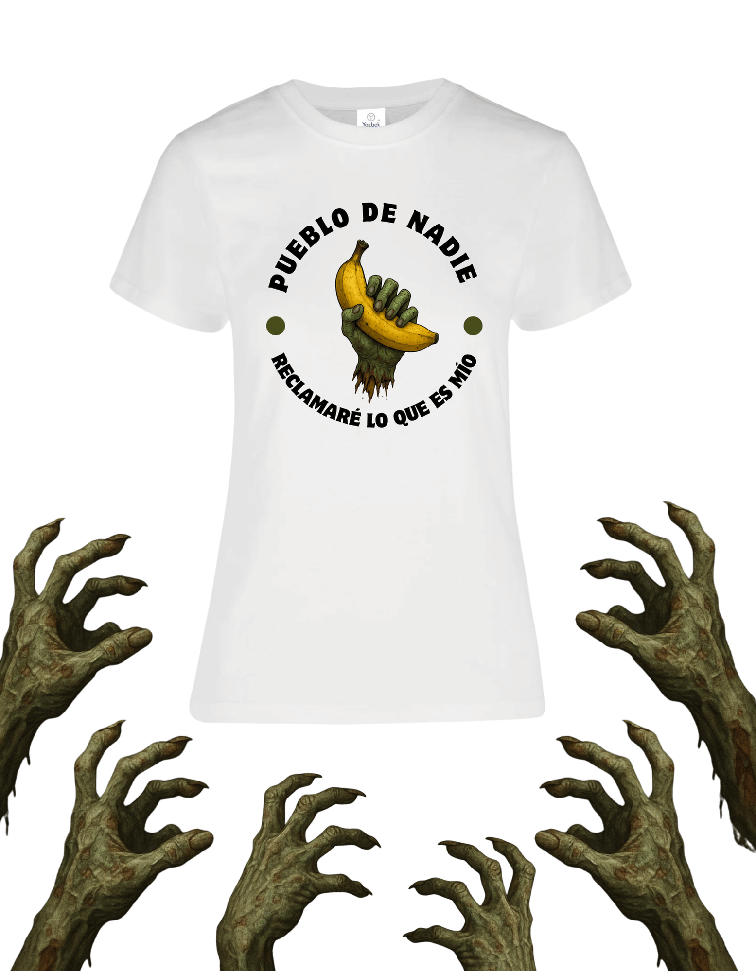 Playera promocional Pueblo de Nadie modelo 29